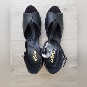 NEW! So Danca dance / ballroom peep toe heels. size 9.